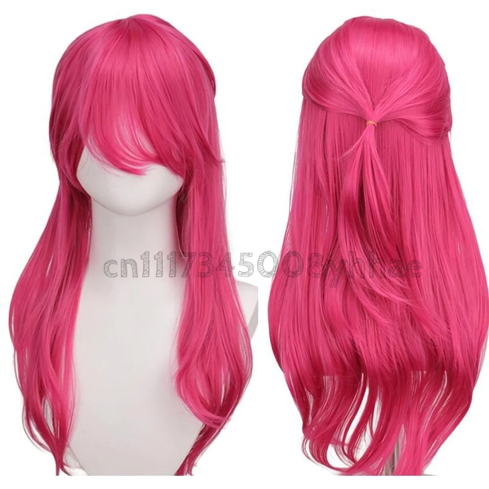 Wicked Wonderland Pink Costume Wigs Cosplay Princess Pink Wig Accessories Wigs Princess Pink Wig for Party Halloween Props