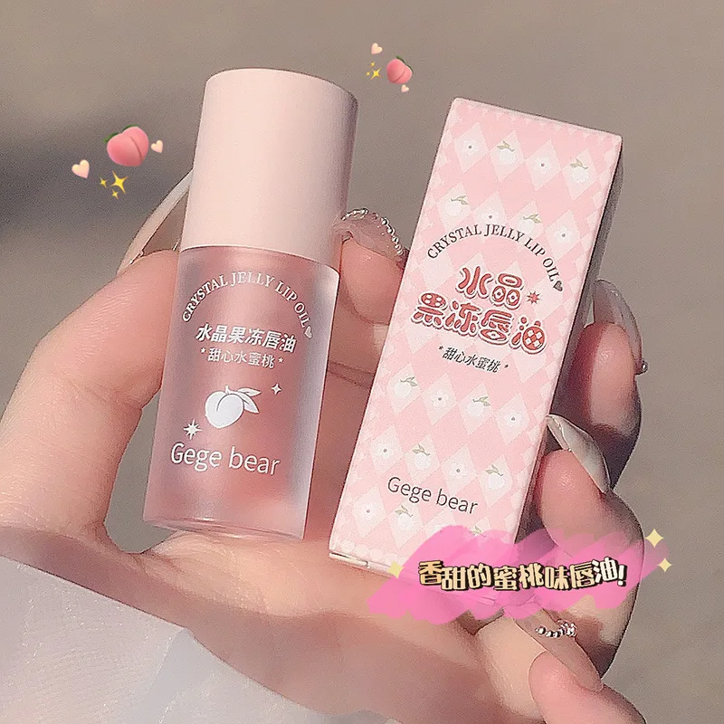 Gege Bear Crystal Jelly Lip Oil, Hydrating Moisturizing Lip Gloss, Transparent Lip Primer Long Lasting Lip Care view 5