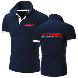 Motorcycle CBR 1000RR Polo Shirt Japan Motorbike CBR 1000 RR Fireblade Men T Shirts Women Hondaes T-Shirt Polos F1 TShirt 025