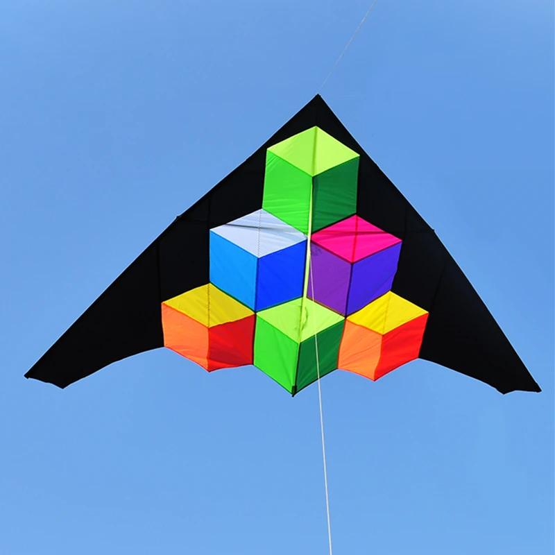 Step By Step Delta Kites Nylon Fabric Triangle Kite Dragon Kite Factory Outlet beach accessories  Adults kites factory weifang
