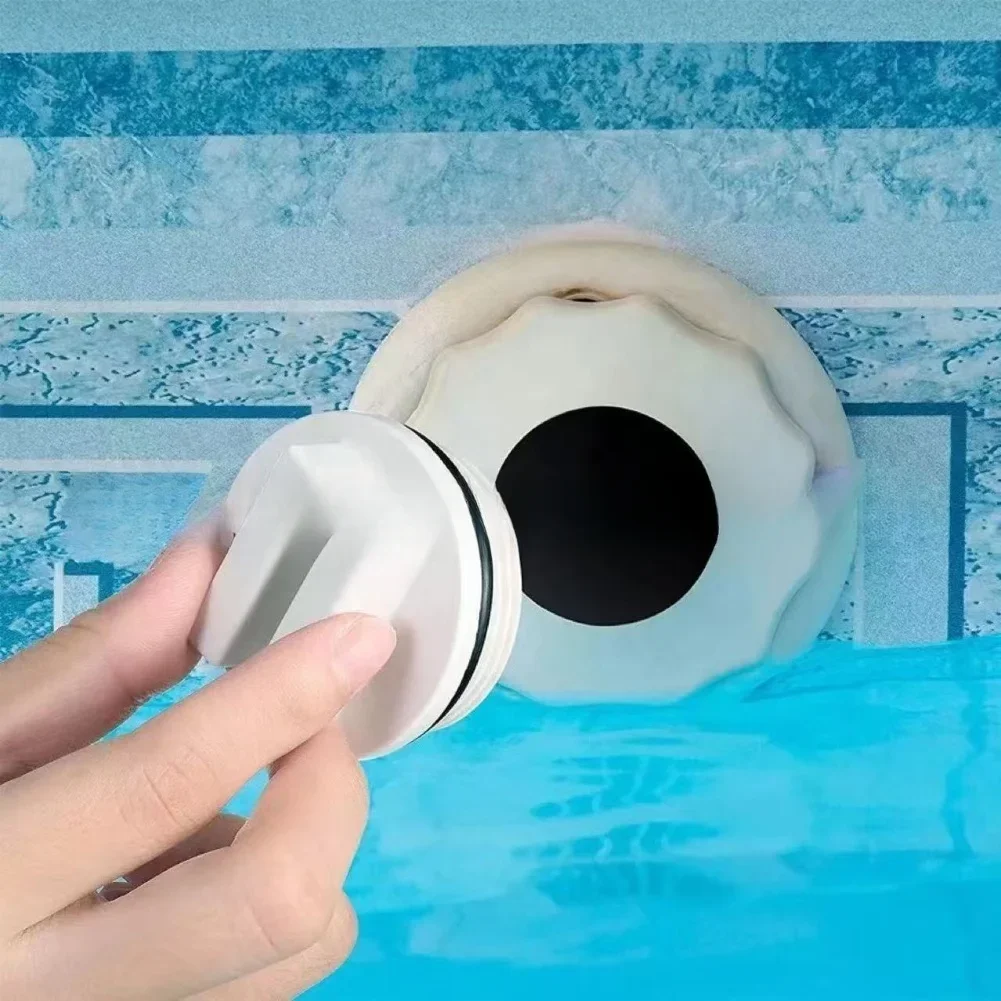 1.5 Inch Threaded Swimming Pool Cap, Anti Freezing Stopper Winter Swimming Pool Filter Hole Drain Stopper With O-ring Washer