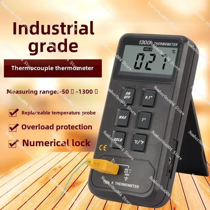 For TES1300/1303 Digital Thermometers Handheld Thermometers Industrial Contact Thermometers