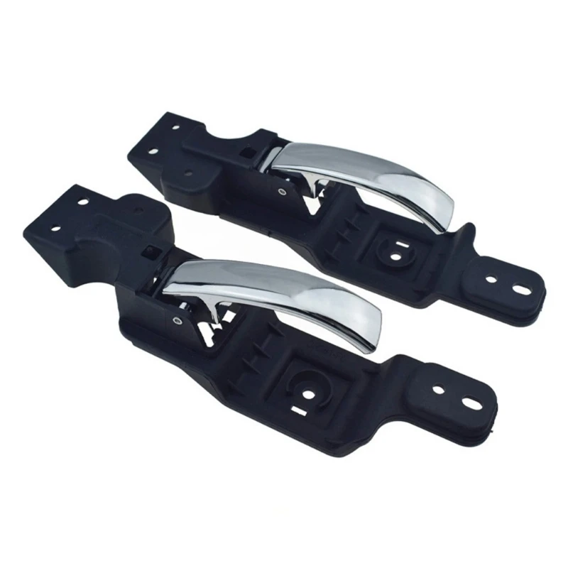 J0MA Front Interior Release Handle Assembly with Plastic Base and Integrated Lever for Damaged or Worn Door Handle Repair