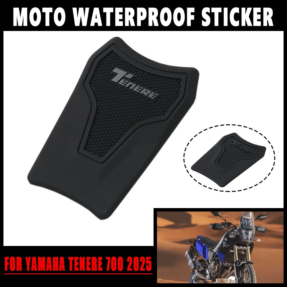 NEW Brand For YAMAHA TENERE 700 2025 Motorcycle Tank Sticker Pad Non-slip Side Fuel Rubber Waterproof Stickers Black TENERE 700