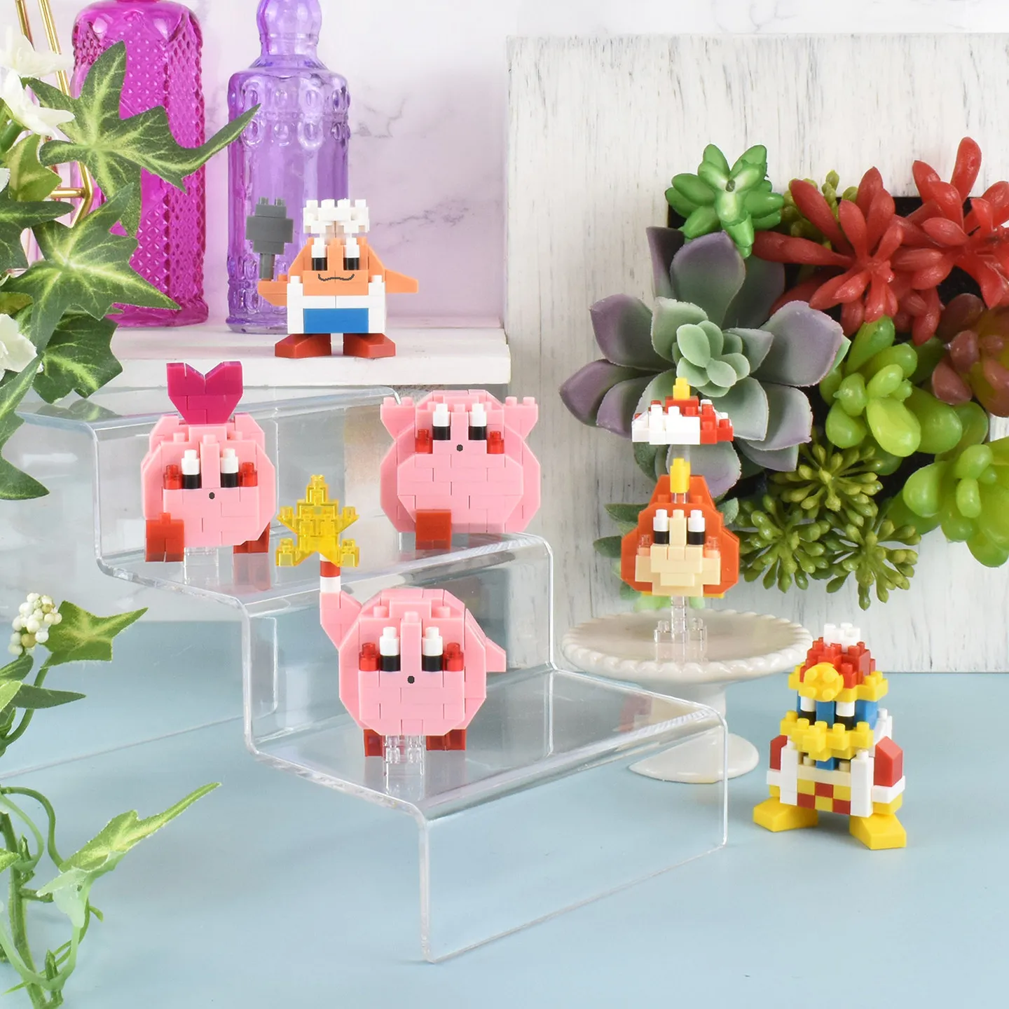 

Nanoblock Kirby Mininano Blind Bag Complete Box Set Micro Mini Building Blocks Diy Assembly Genuine Toy Gift for Fans