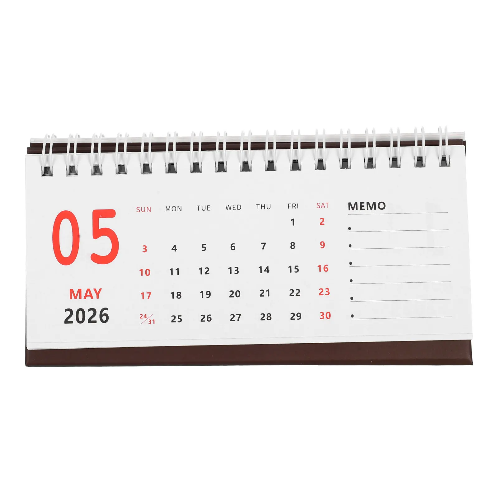 

Standing Desk Calendar 2025-2026 Mini Foldable Flip Planner Modern Minimalist Small Calendar for Daily Notes Office Workspace