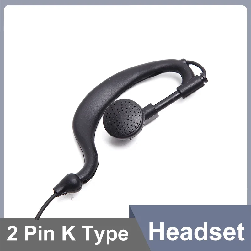 UV18Pro Headset 2 Pin QuanSheng UVK5 Earpiece UVK6 UV5R Plus BF DM-1701 UV17 Plus Walkie Talkie Air Tube Headphone Two Way Radio