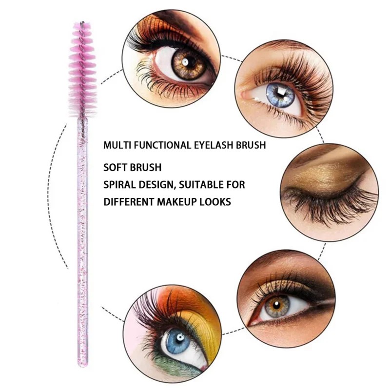 Brosses à Mascara en Clip pour Extension de Faux Cils, Outils de Maquillage de miles Professionnels, 50 Pièces