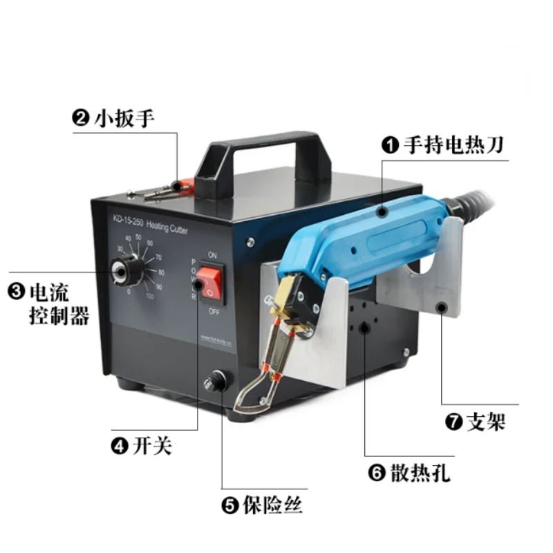 Continuous working high-power electric cutter foam sponge pearl cotton chemical fiber material cutting package