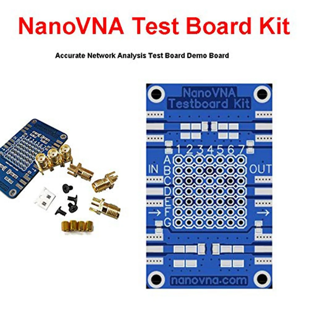 A93E-Nanovna Vector Network Analyzer Test Board Kit For Nanovna Network Analysis Test Board Demo Board