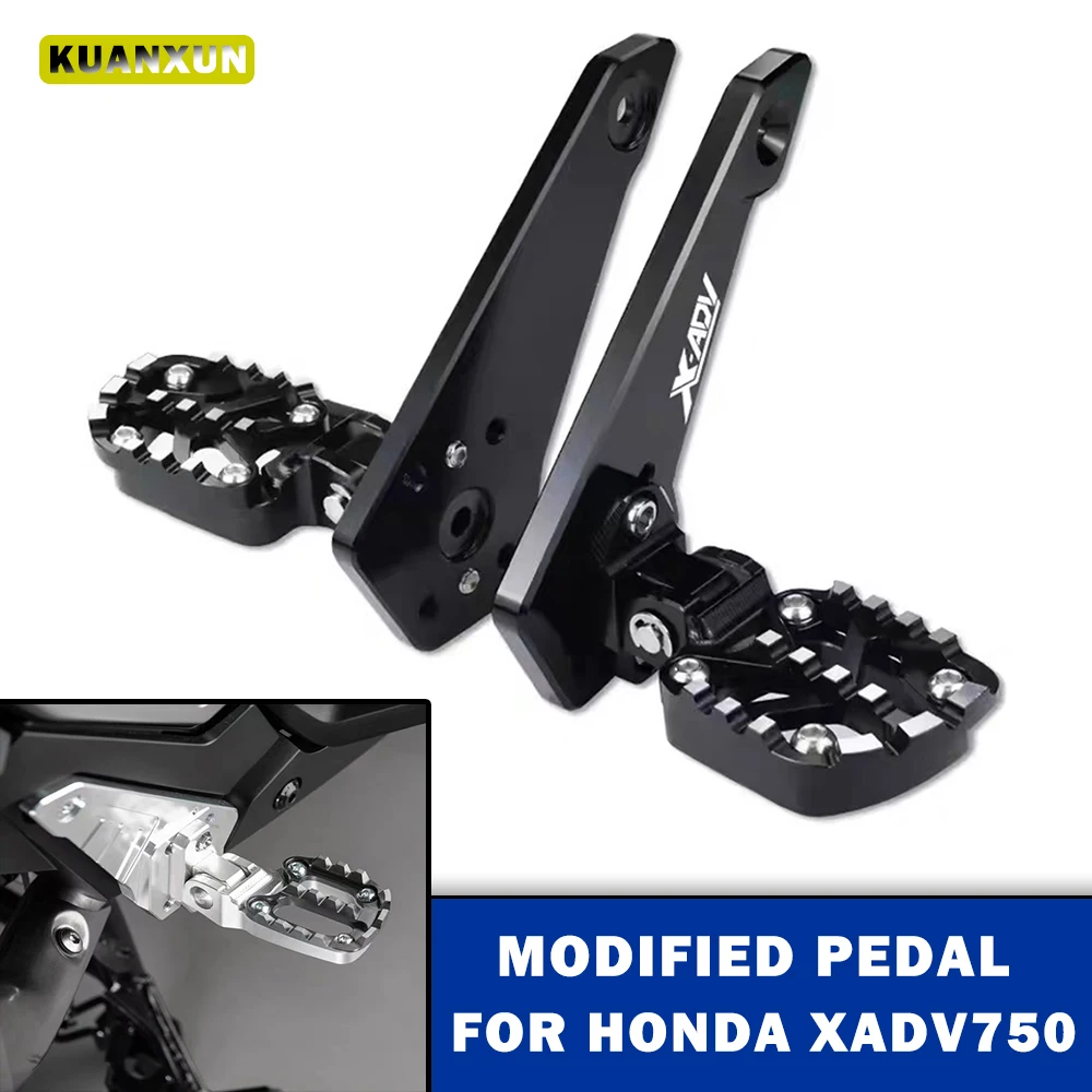 

Para HONDA X ADV 750 2021 reposapiés XADV XADV750 2022 2024 2025 reposapiated pasajero plegable Pedal