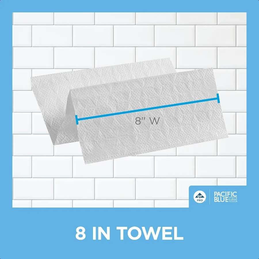 GeorgiaPacific 20885 Pacote de 2600 contagens com 1 branco