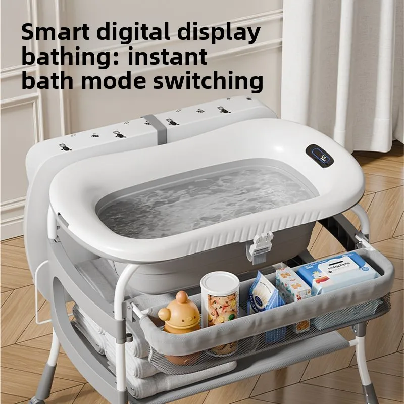 رعاية الطفل حفاضات الجدول حفاضات الوليد تغيير حمام السرير تدليك المحمول اللمس متعددة الوظائف اثنين في واحد محطة رعاية الرضع
