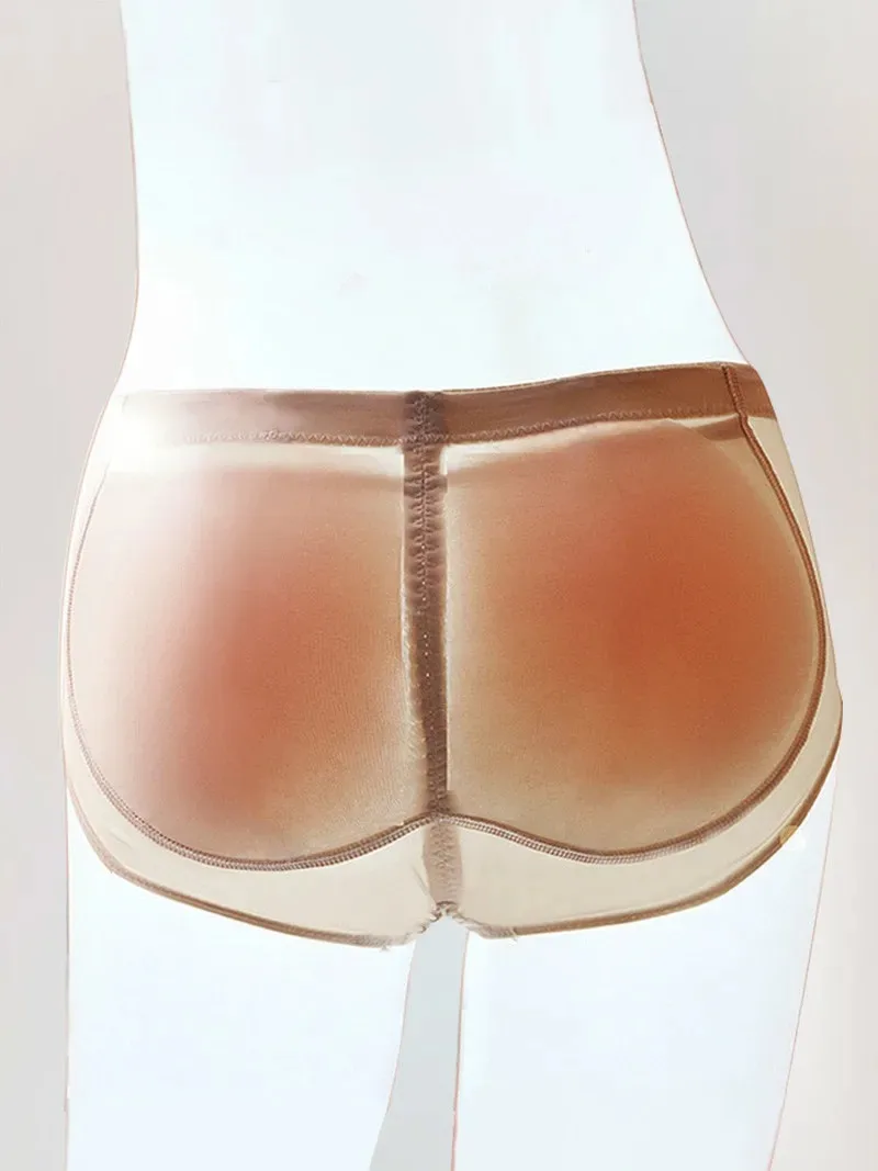 

Silicone Fake Buttock Pants Women Hip Artifact Sexy Peach Pad Raising Crossdresser Shemale Artificial Cosplay Latex Shapewear