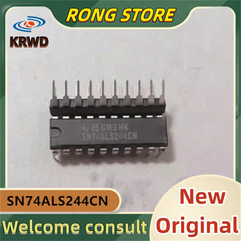 10PCS SN74ALS244CN New and original SN74ALS244 74ALS244  DIP20