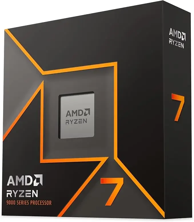 Процессор AMD 9700X Ryzen 7, 8-ядерный, 16-поточный разблокированный настольный процессор