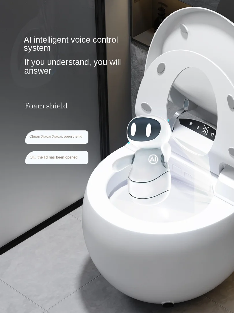 St. Topani intelligent toilet ST9 sofa automatic integrated egg-shaped intelligent toilet without water pressure