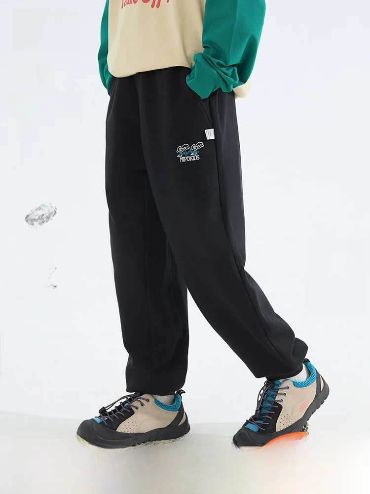 

Mipo Spring Children's Loose Sports Long Pants High Elasticity Skin-friendly Breathable Outdoor Comfortable School Campus Pants