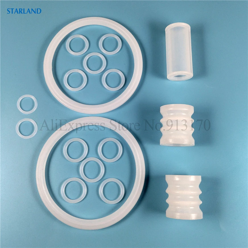 17 Pcs Seal Rings Spare Parts Sealing Circle Gaskets Combination For YKF Soft Serve Ice Cream Machines VEVOR Fitting Accessories