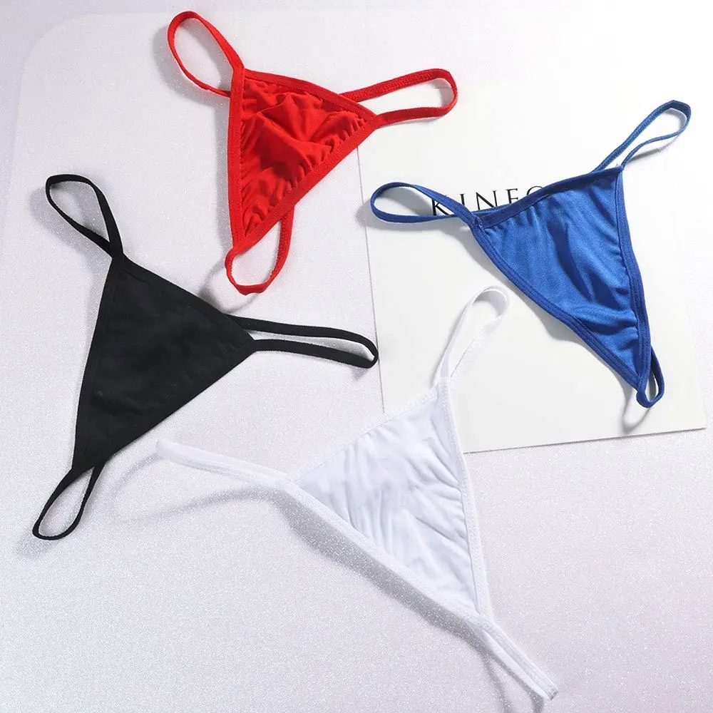 Sexy G-string Thongs Women Panties Low Waist Underwear Plain Female Underpants Intimates Lingerie Bikini Knickers