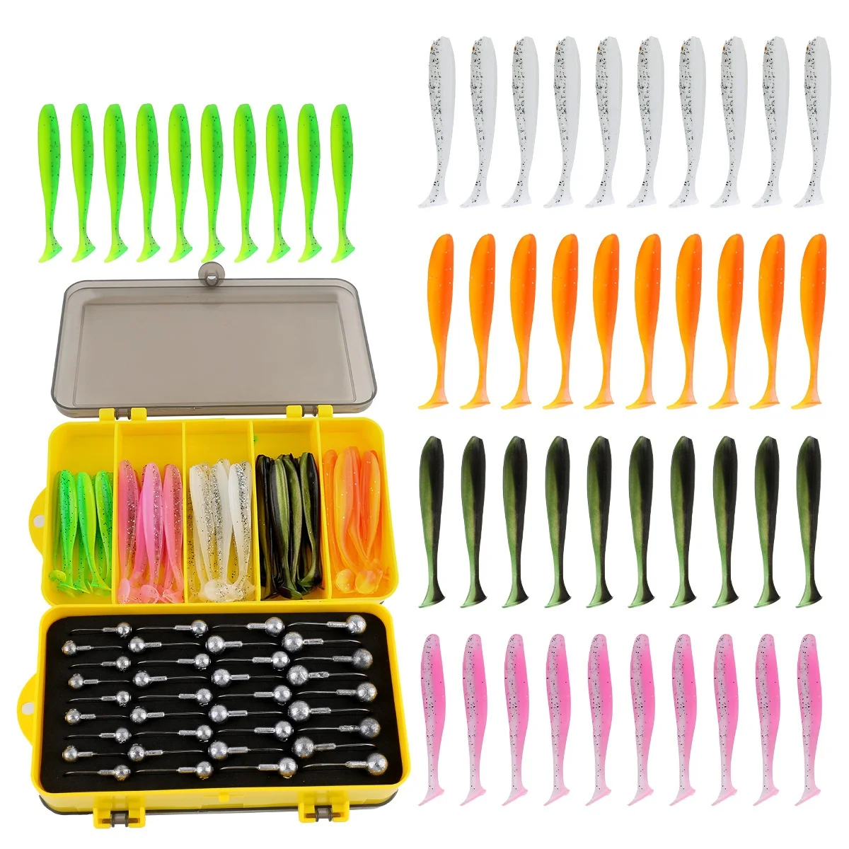 

Двусторонние коробки для снастей для рыбных приманок, большой емкости, профессиональный чехол для рыболовных принадлежностей, многофункциональный чехол для рыболовных принадлежностей