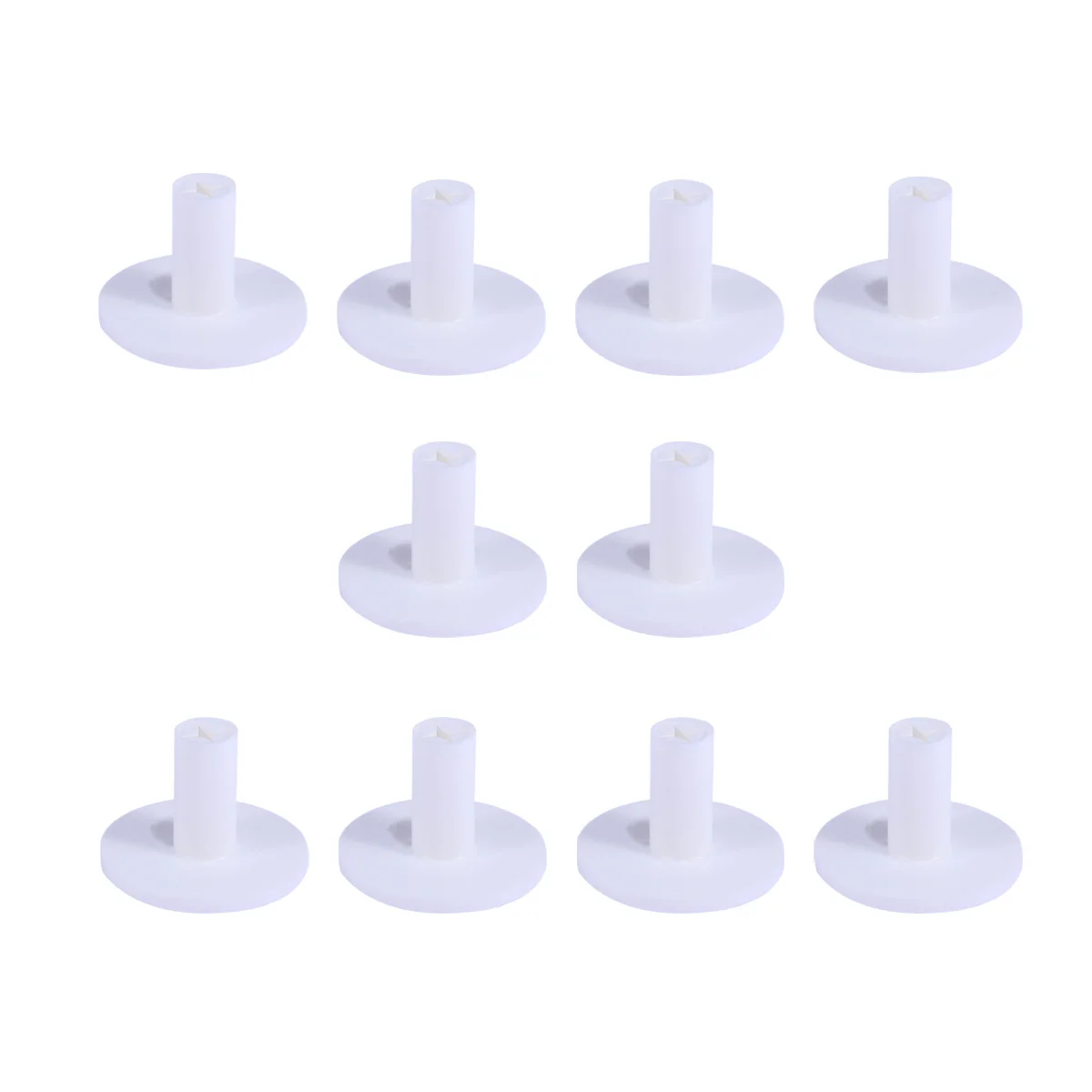 10Pcs Rubber Tees Golf Stable Extra Wide Base for Indoor Outdoor Practice Driving Range Mat Accessories