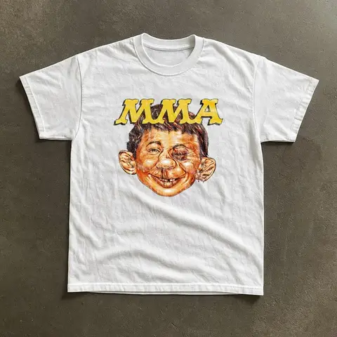 MAD MMA MAGAZINE T-Shirt, Logo Tee, Gifts Shirt, Unisex Vintage Graphic Tees Gothic Grunge Y2k Emo Scene Amity Affliction Style Clothes Men Women Streetwear