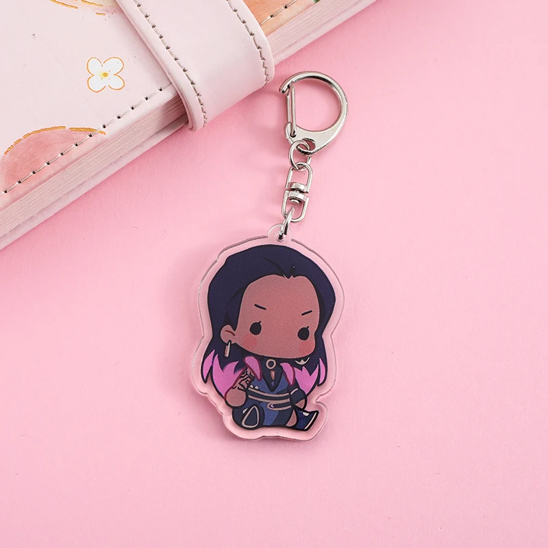 VALORANT Acrylic Keychain Cartoon Character Ornament Key Bag Pendant Clothing Accessories