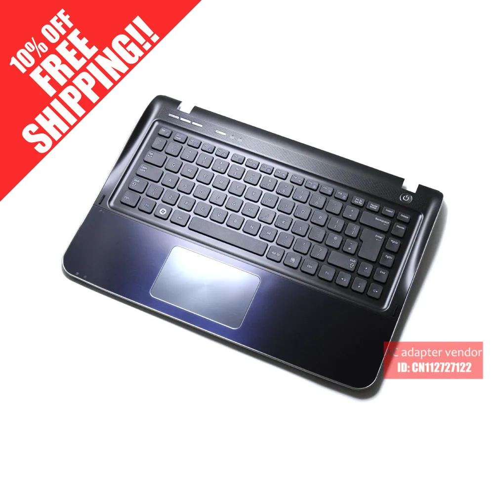 

UK English FOR Samsung SF411 SF410 laptop keyboard with C shell plamrest