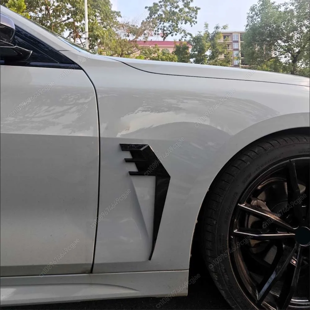 

Car Exterior Side Wing Air Flow Fender Grill Outlet Intake Vent Canards Trim For BMW G22 G23 2-Door Coupe 2020-2025 Body Kit ABS