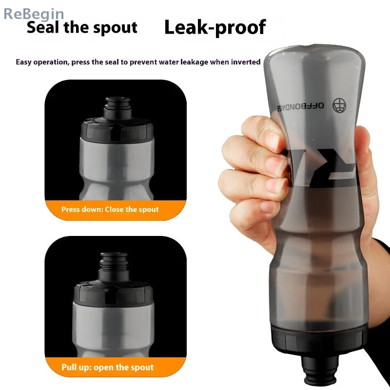 

[ST]Premium 710ML Squeezable Bike Water Bottle Non-Deform BPA-Free Leak-Proof Cycling Outdoor Bottle