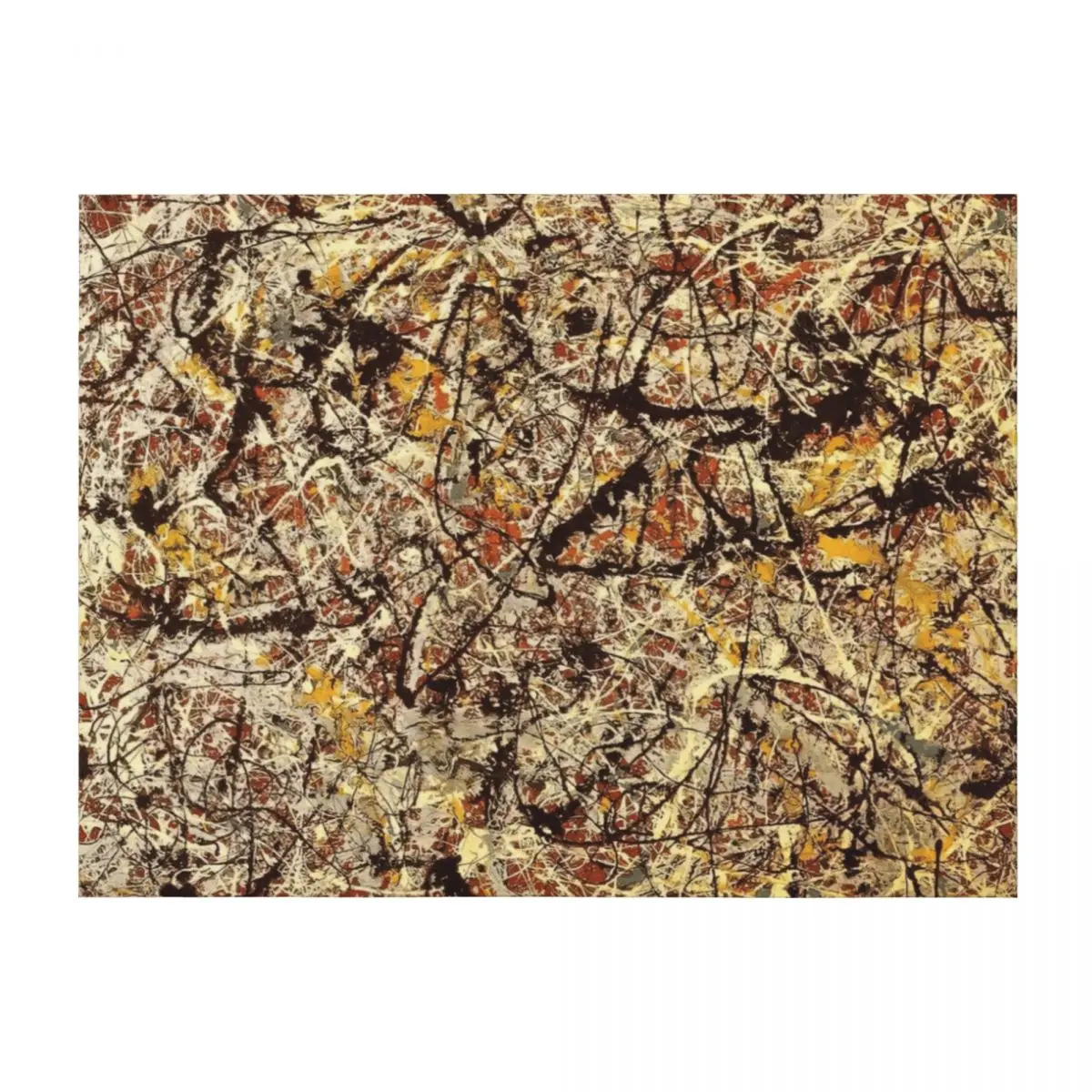 

Jackson Pollock Painting, Jackson Pollock Artwork, Jackson Pollock Art Style Throw Blanket halloween For Baby Blankets