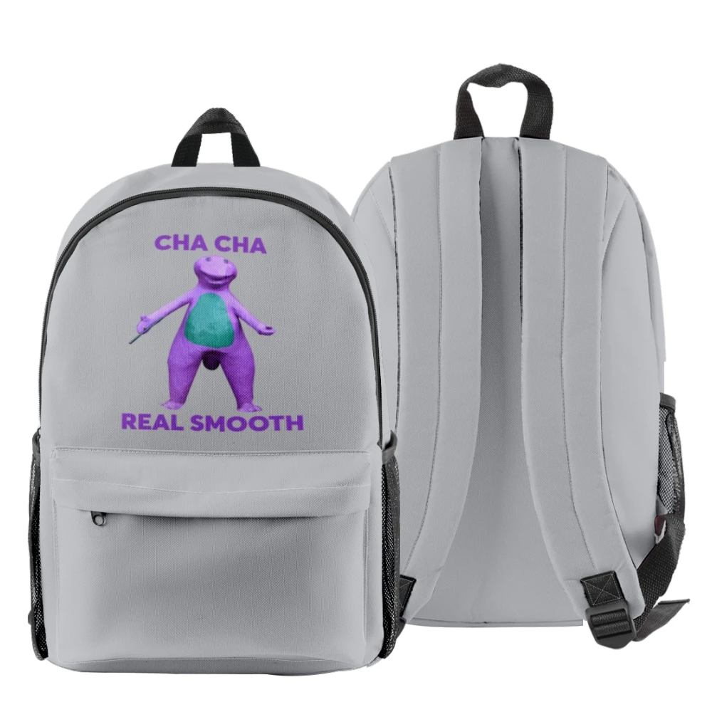 Cha Cha Real Smooth Backpack Women Men Shoulders Bag Casual Streetwear Daypack Unisex Travel Bags