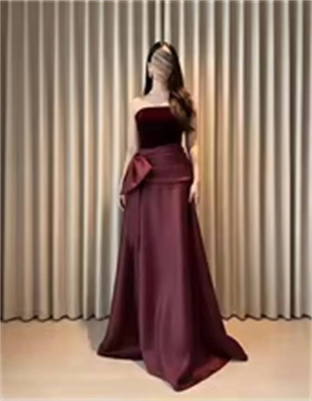 

ROYET Luxury Crystals O Neck Long Sleeve Mermaid Evening Dress Floor Length Elegant Classic Formal Prom Gown New Customized