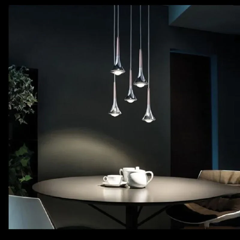 Simple Light Luxury Meteor Shower Chandelier Living Room Stair Lamp Restaurant Bar Bedroom Decorative Lamp Pendant Light