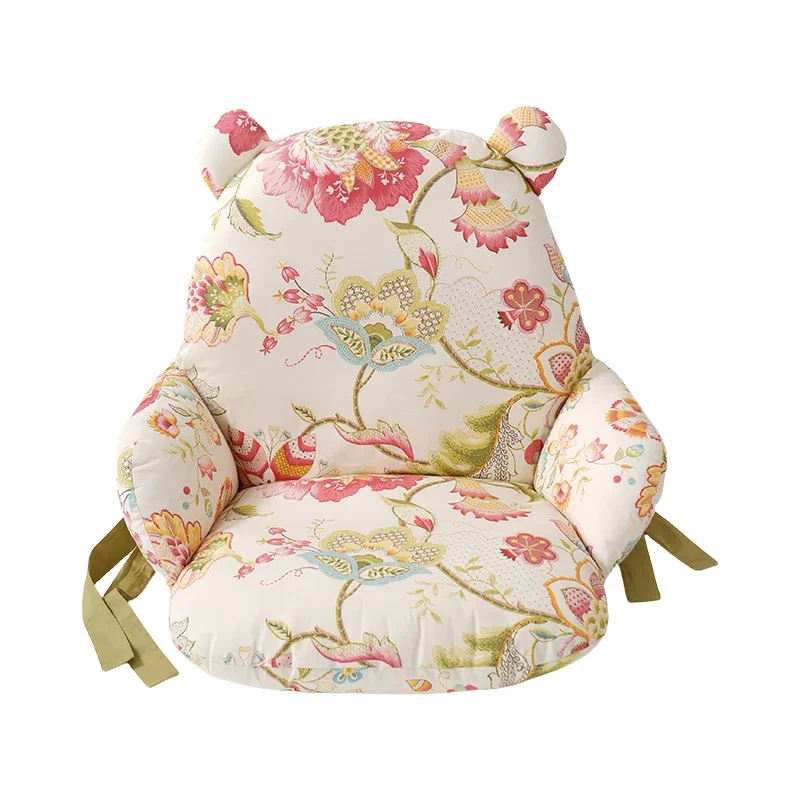 Cojín para silla de oso, cojín para asiento de silla integrado, respaldo, trabajo de oficina, artefacto sedentario, silla de ordenador