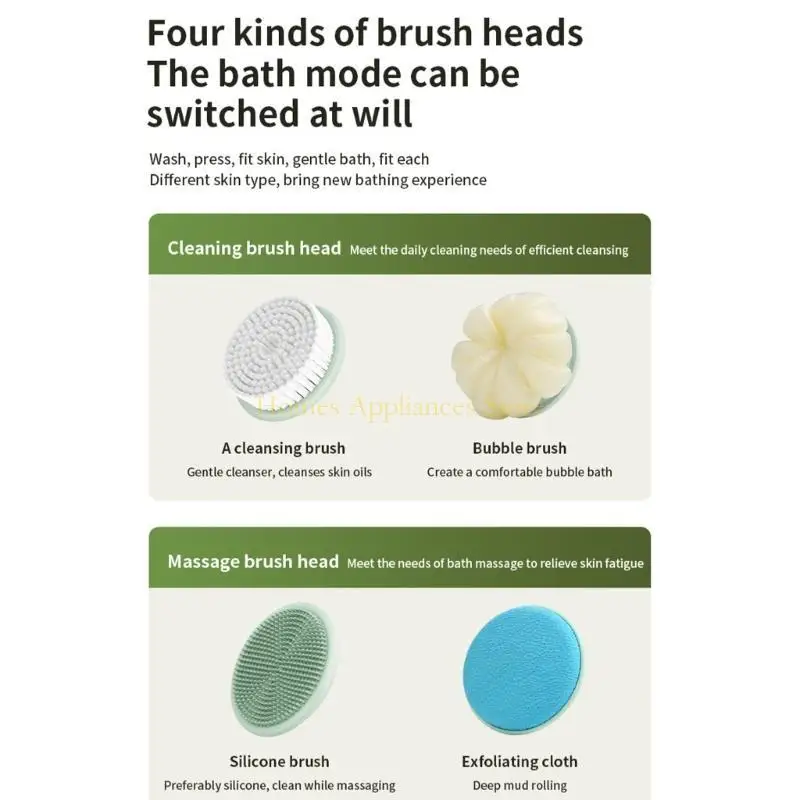 

D0AB Электрический корпус скруббер для душа аккуратный