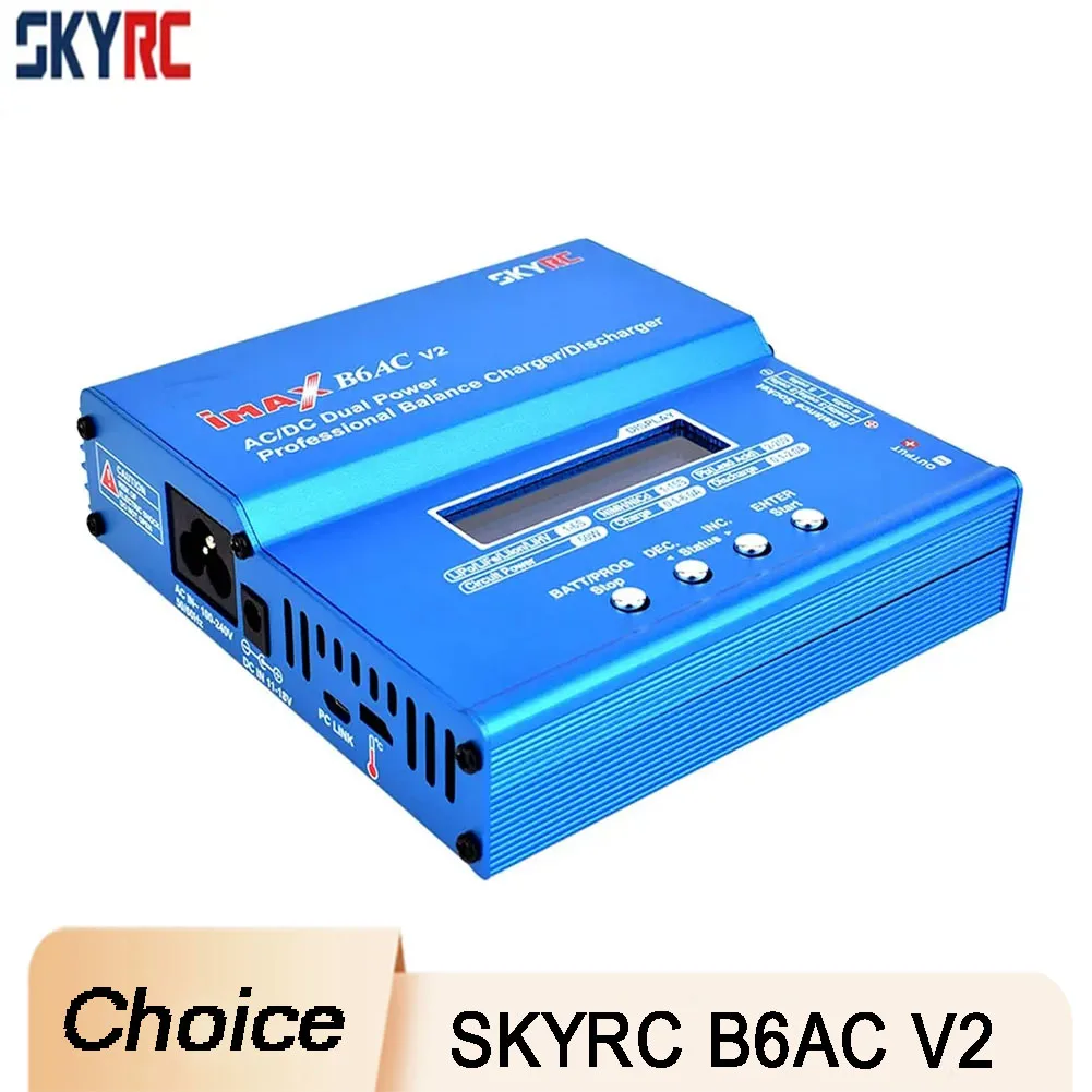 

SKYRC iMAX B6AC V2: 50W 6A Balance Charger/Discharger, LCD – Li-ion/NiMH/LiPo RC Battery Users