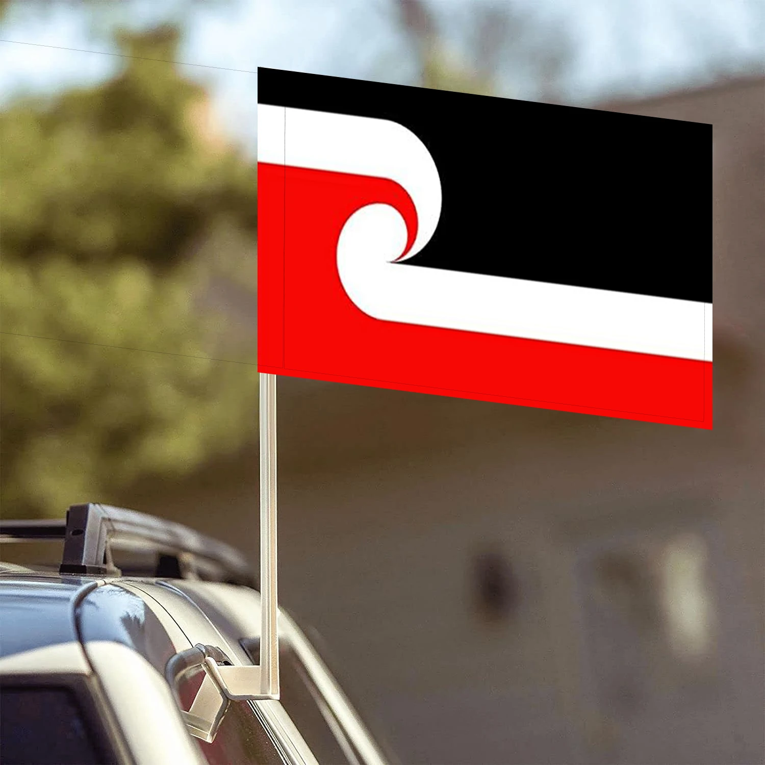 Flagnshow 100% Polyester Maori  Car Flags