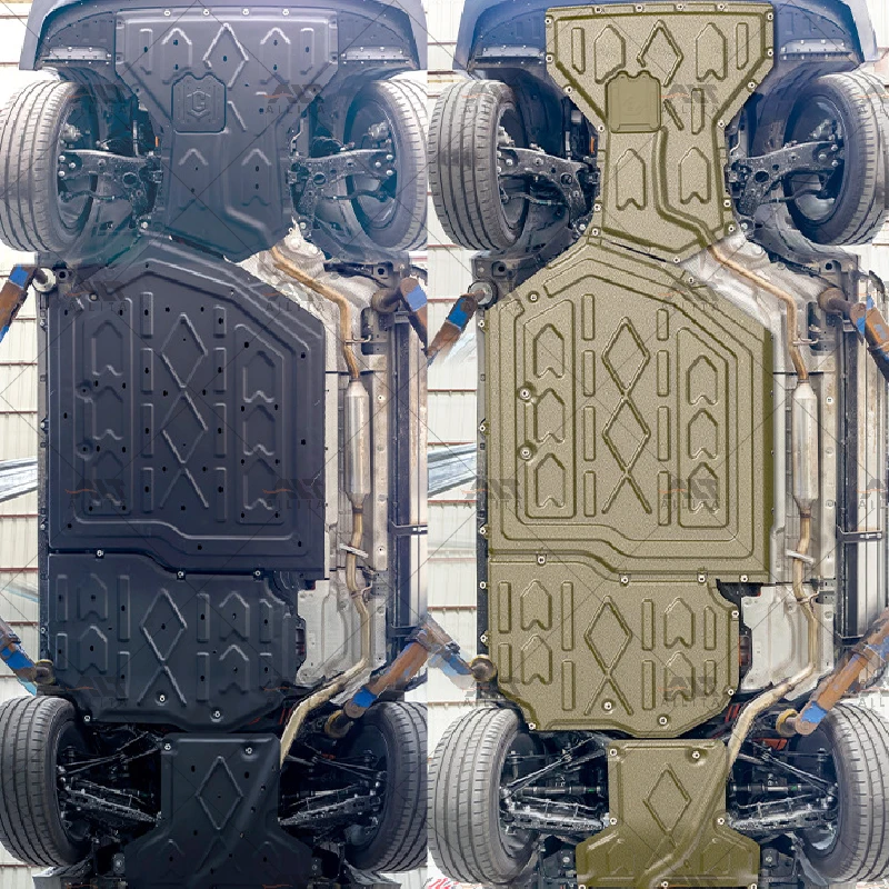 Aluminum Magnesium Alloy Engine Skid Plate Chassis Guard Underbody Protector for 2025 BYD Leopard 3 Titanium 3 Accessories