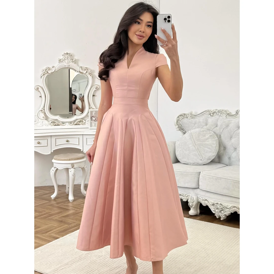 

Lumina Custom Made Women's Elegant Luxury Party Dress 2026 Woman A Word Muslim Luxury Evening Dresses for Special Occasions Prom