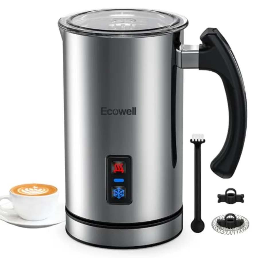 

Electric Milk Frother Milk Steamer for Coffee Automatic Hot and Cold Milk Foam Froth Maker Milk Warmer Foamer for Latte Cappucc