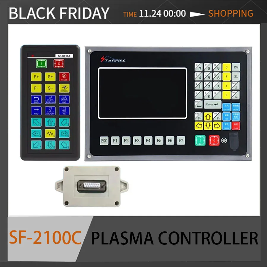 

SF2300S CNC Plasma Flame Cutting Machine Operation Control System Controller+SF-RF06A Remote Control