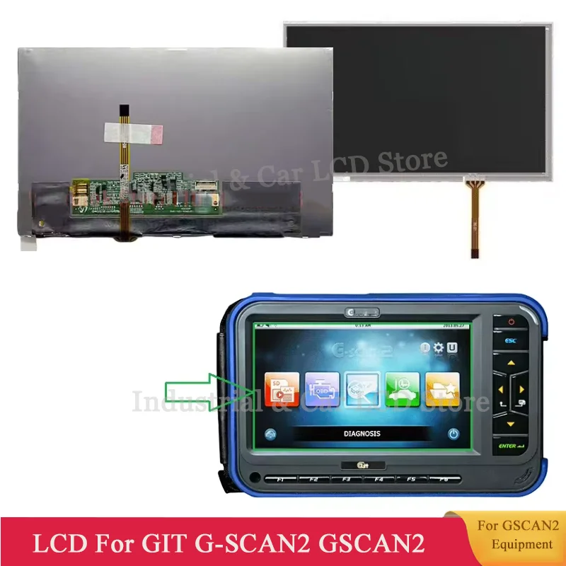 New For GIT G-SCAN2 GSCAN2 Touch Screen Glass Digitizer LCD Display Screen Replacement Repair Parts