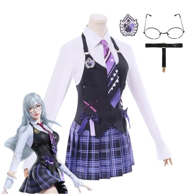 Игра Naraka: Bladepoint Tarka Ji Косплей Костюм Весна Мелодия Япония Южная Корея JK Школьная форма Парик Женские сексуальные костюмы для вечеринок; 2k