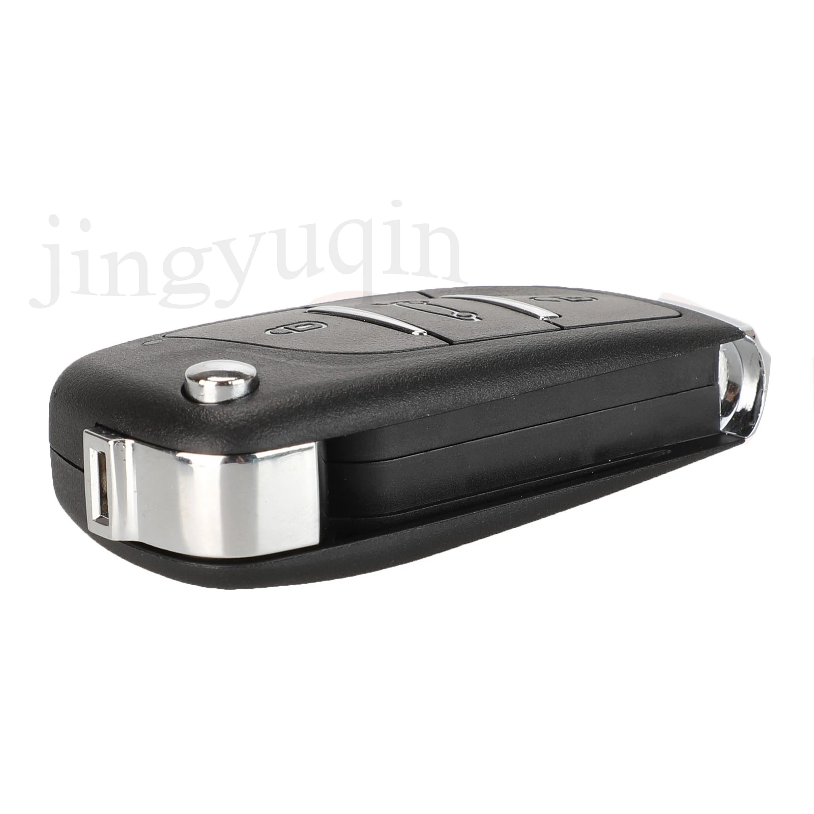 Jingyuqin Upgrade Car Key dla SsangYong 313.8Mhz z/bez chipa 2 przyciski zdalny inteligentny klucz samochodowy z/bez grota