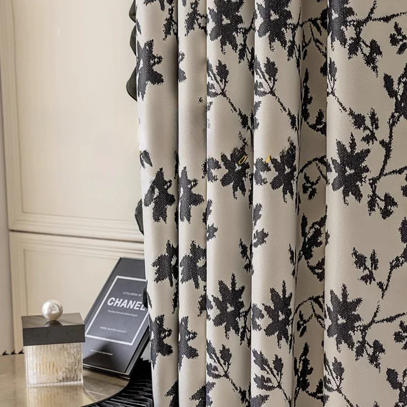 

Bedroom Luxury Girly Blackout Curtains for Living Room Bedroom French Retro Hepburn Style Princess Anne Print High-end