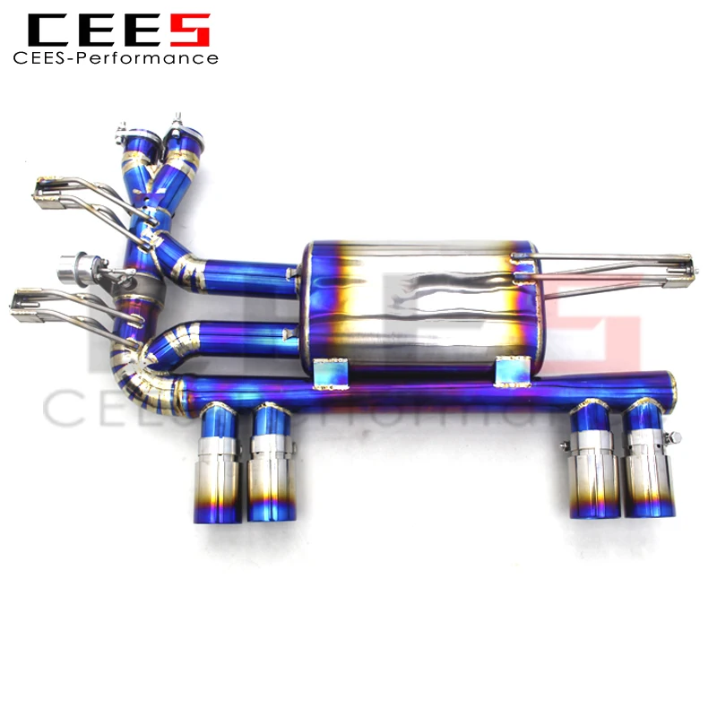 

CEES Valvetronic Titanium alloy Axle Exhaust Pipes For BMW M3 E46 2004-2006 with remote control Muffler Pipe