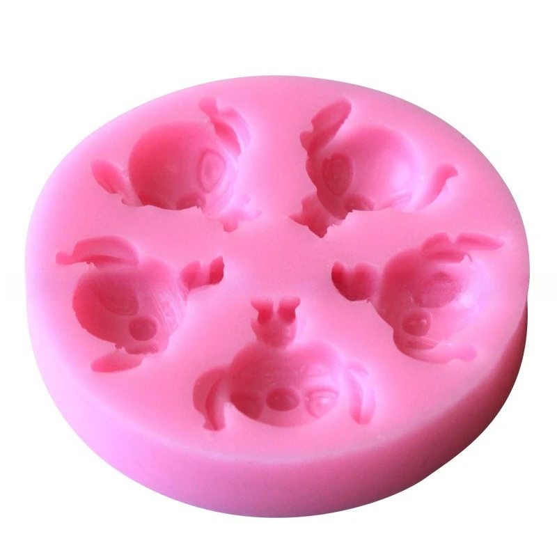 創造性ディズニーステッチチョコレートシリコーン型フリップキャンディデコレーション型漫画ベーキングキッチン用品ケーキクッキー型
