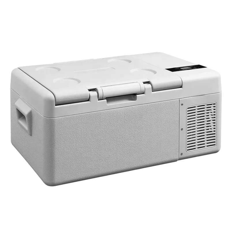 

Factory Car Portable Handle 12v 24v Home 100V 220V 20L Single Cooling Mini Car Camping Fridge Cooler Box